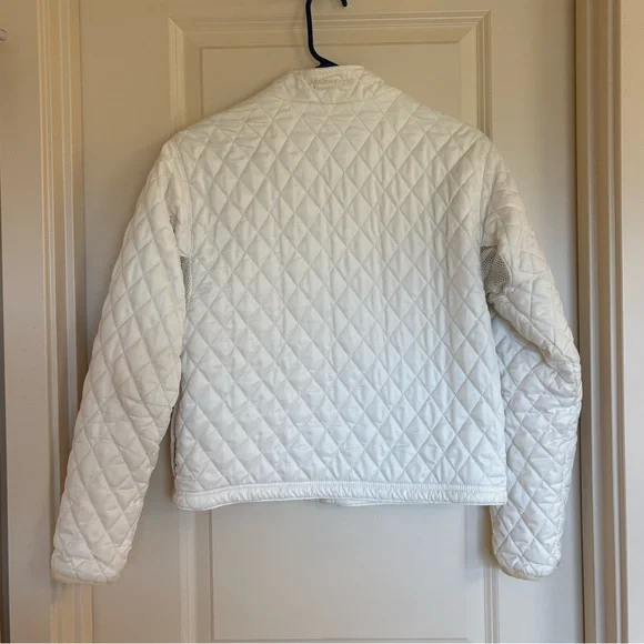 Obermeyer Women's White Quilted Puffer Jacket - Picture 4 of 7